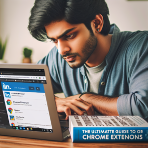 A guy out of collage looking for a job as a software dev on LinkedIN. he is trying to grow his LinkedIn presence with the ultimate guide to Chrome extensions.