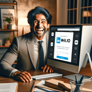 A hard working professional is happy to find writi.io ChatGPT for Linkedin. Sometimes, a really great product comes along, and he / she are loving it